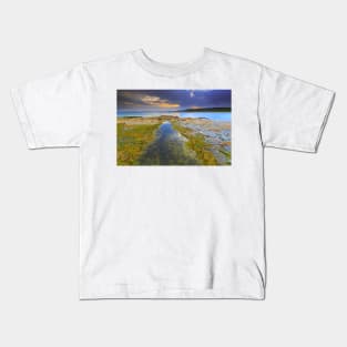 Rockpool sunset Kids T-Shirt